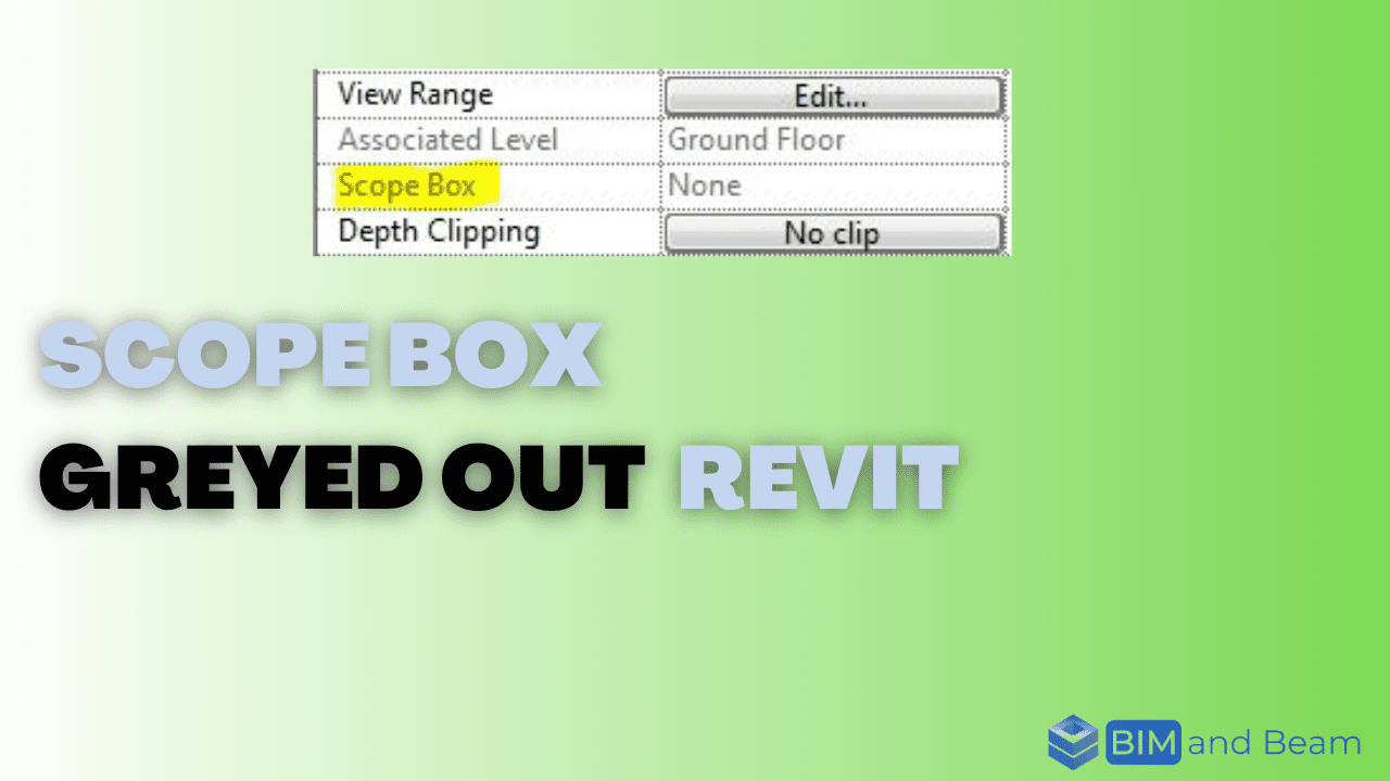 revit scope box greyed out