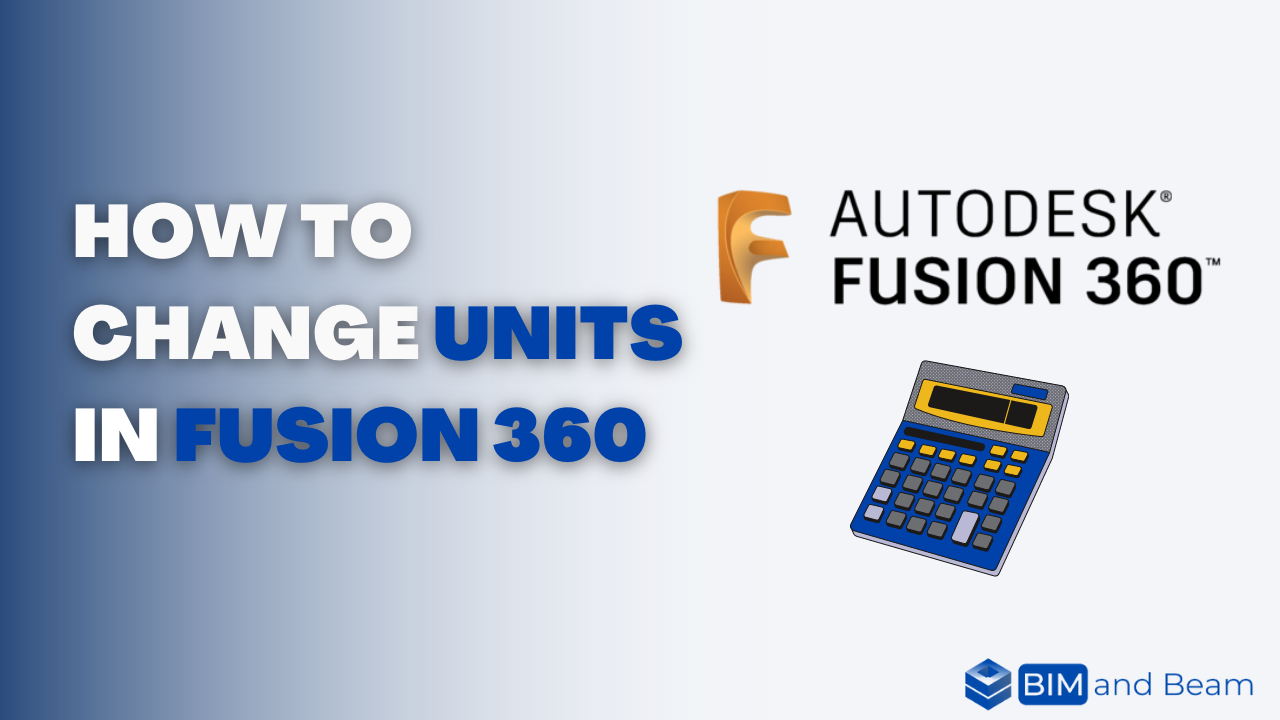 change the units in Fusion 360