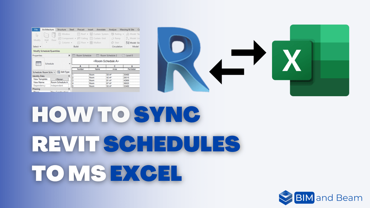 How to Sync REVIT Schedules to MS Excel