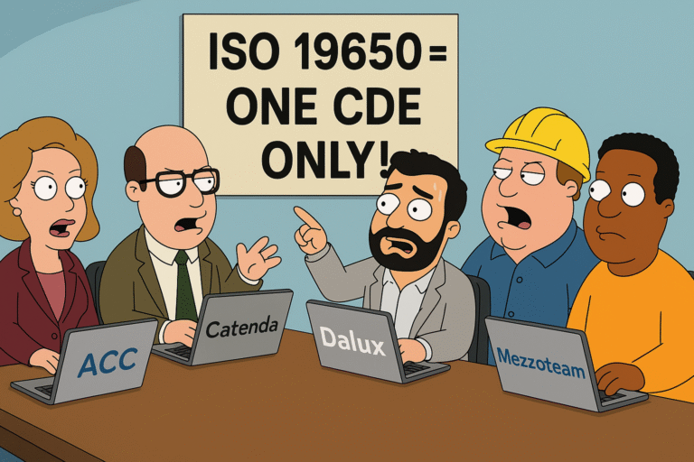 Pourquoi utiliser plusieurs CDE ISO 19650 sur un projet BIM est dangereux et contraire à l'ISO 19650 ? Analyse des risques et des responsabilités.