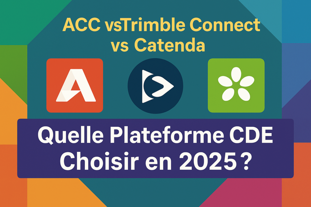 ACC vs Trimble Connect vs Catenda (Bimsync) : Quelle Plateforme CDE Choisir en 2025 ?