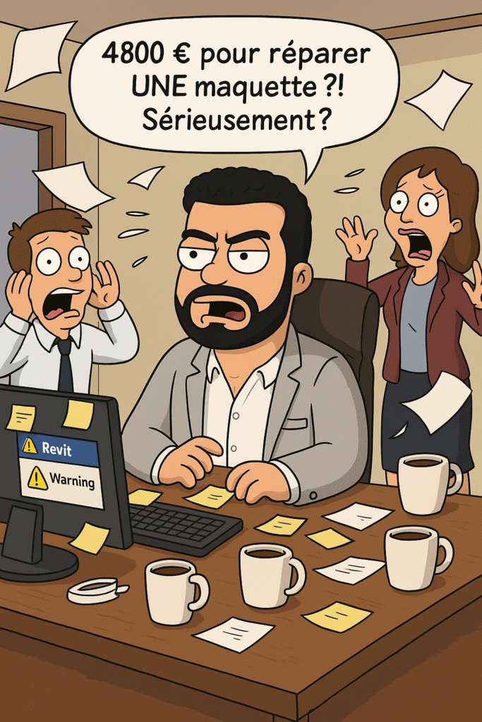 coût modèle Revit malade