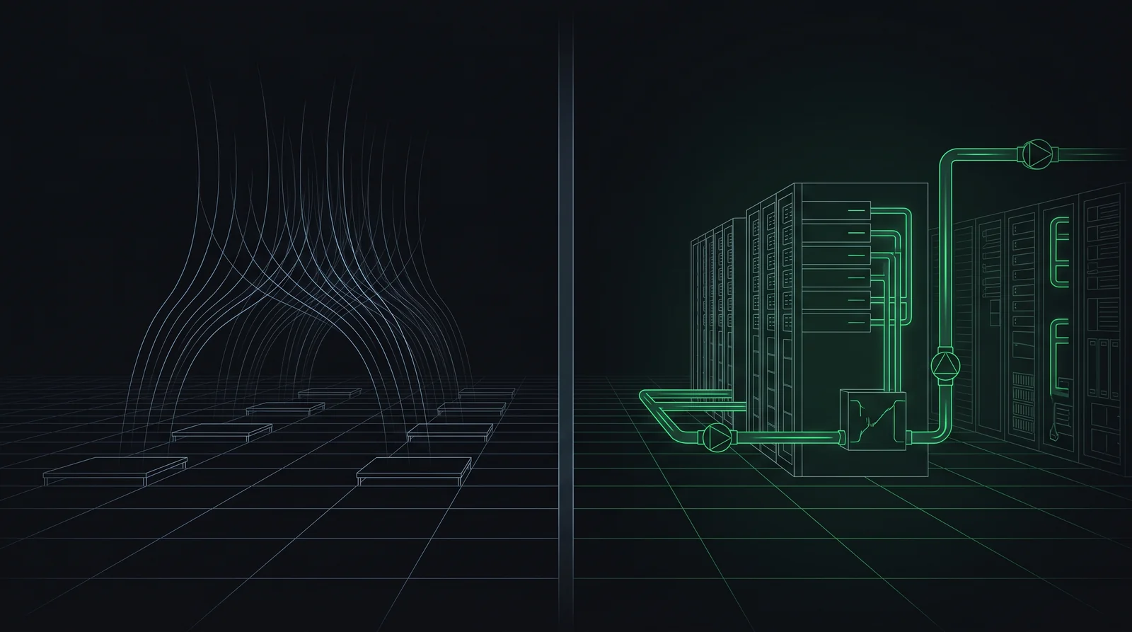 Data center cooling explained: air cooling versus liquid cooling